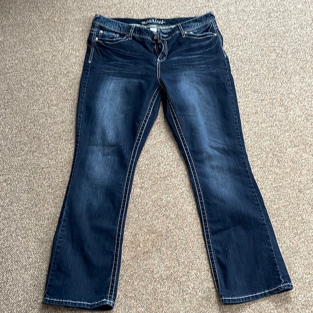 Maurices, straight jeans Sz 13/14 short